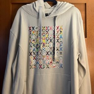 Zox Imperial pullover hoodie 100X satellite Grey size Large